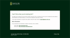 Desktop Screenshot of baylor-info.org